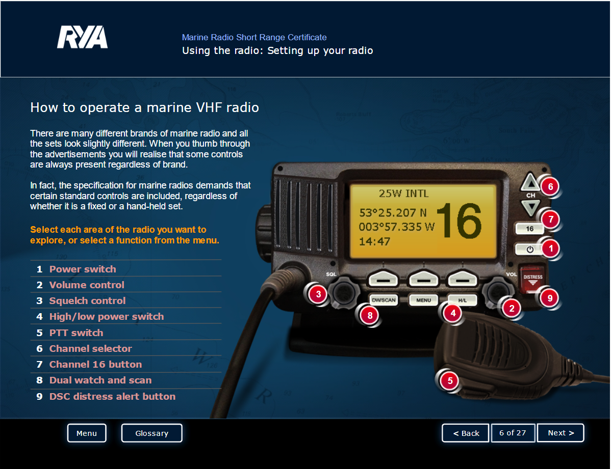 RYA VHF SRC Radio Course ONLINE Sail and Powerboat Training